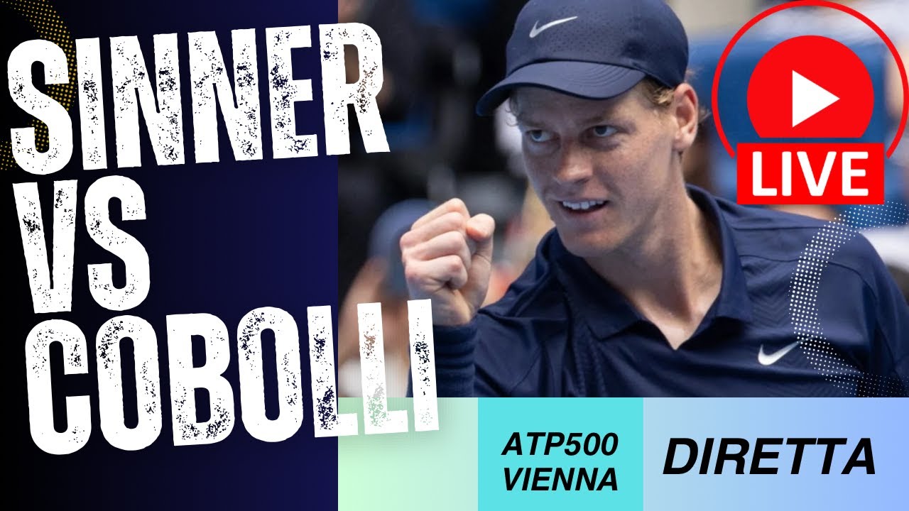 DIRETTA SINNER - COBOLLI🔥🎾 OTTAVI DI FINALE ATP 500 VIENNA