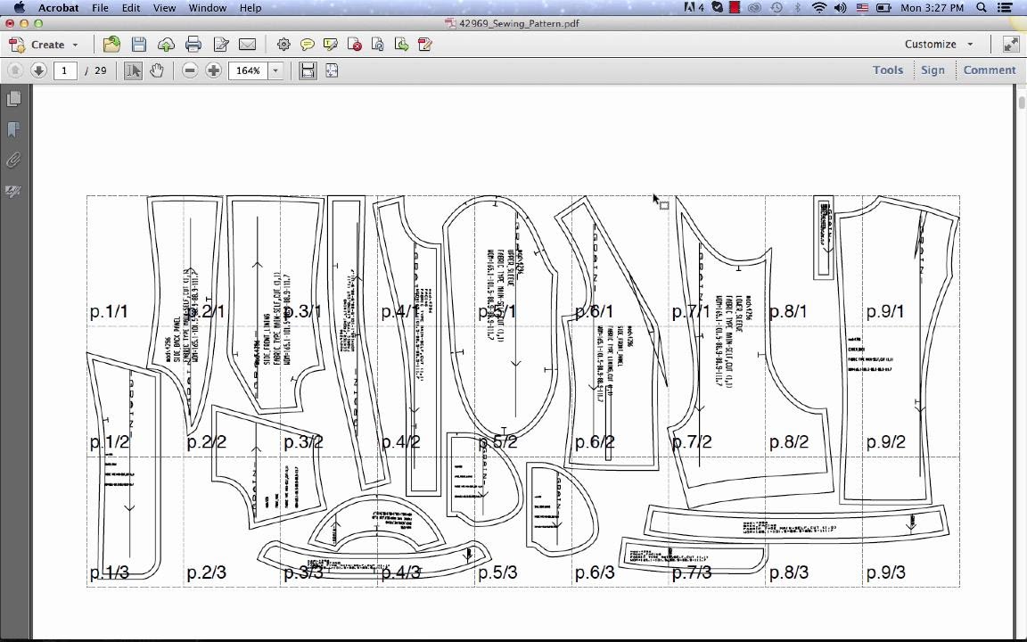 How To Print PDF Sewing Patterns At Home