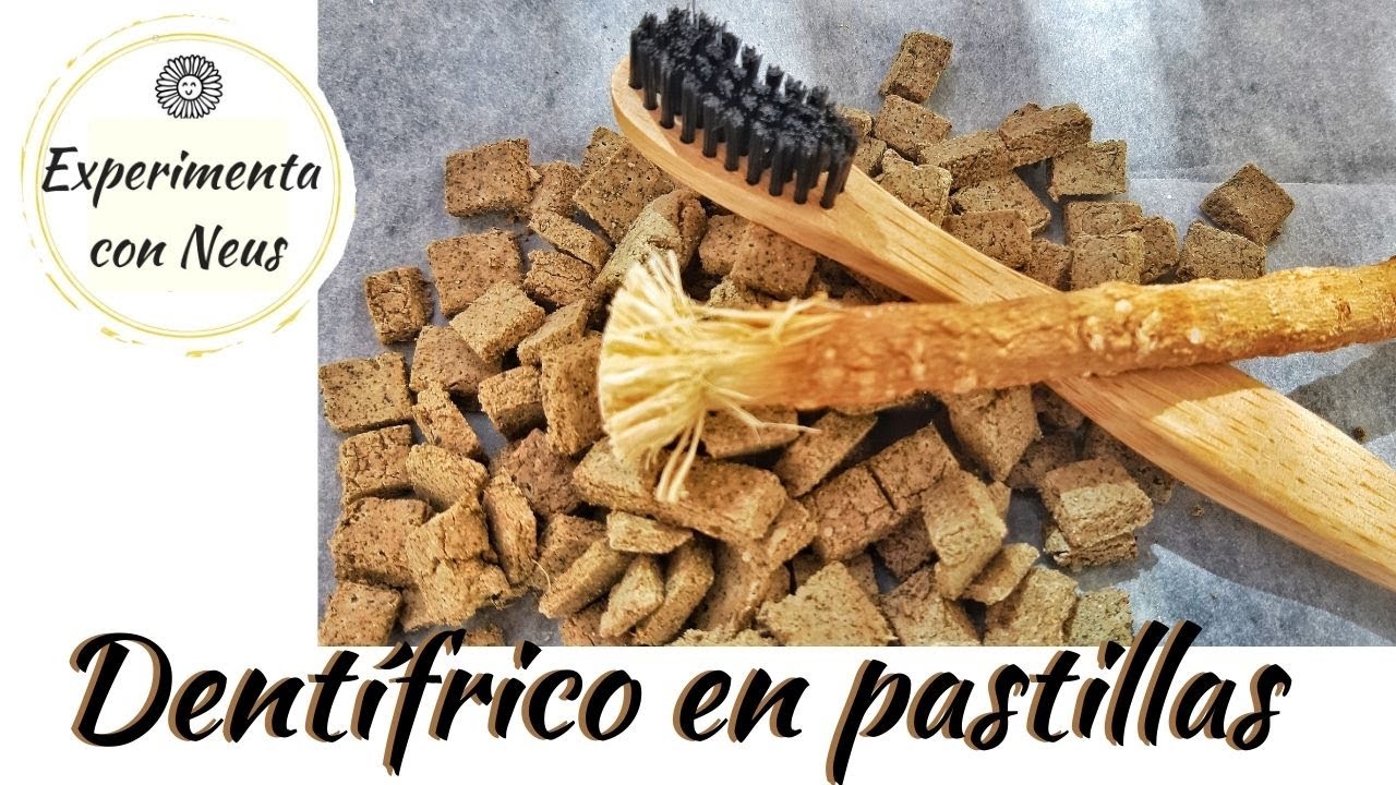 Dentífrico sólido en pastilas.DIY