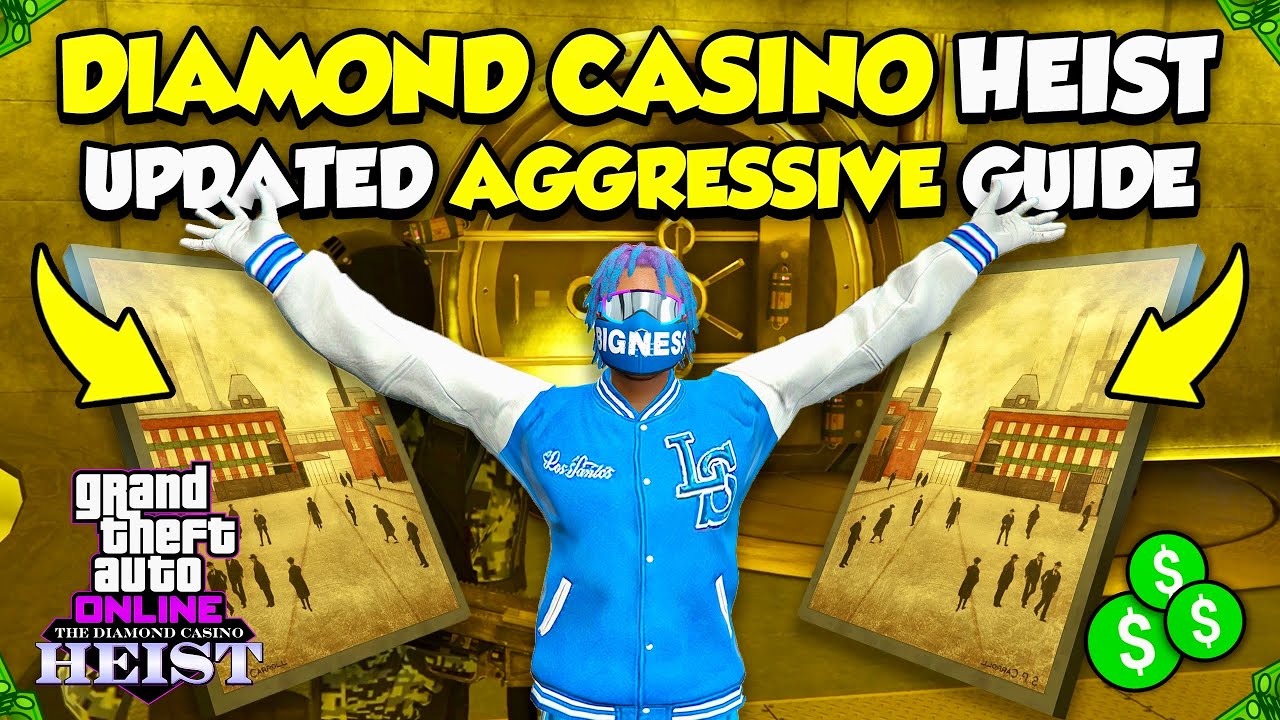 THE BEST GTA 5 Online Diamond Casino Heist Aggressive Guide! (Artwork EVERYTIME)