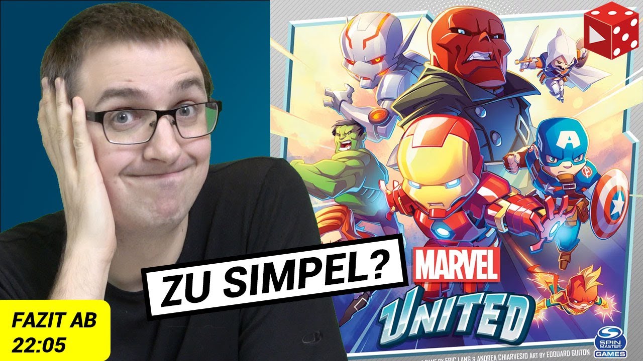 Marvel United - komplette Partie inklusive Erklärung vorgespielt mit abschließendem Fazit - Test