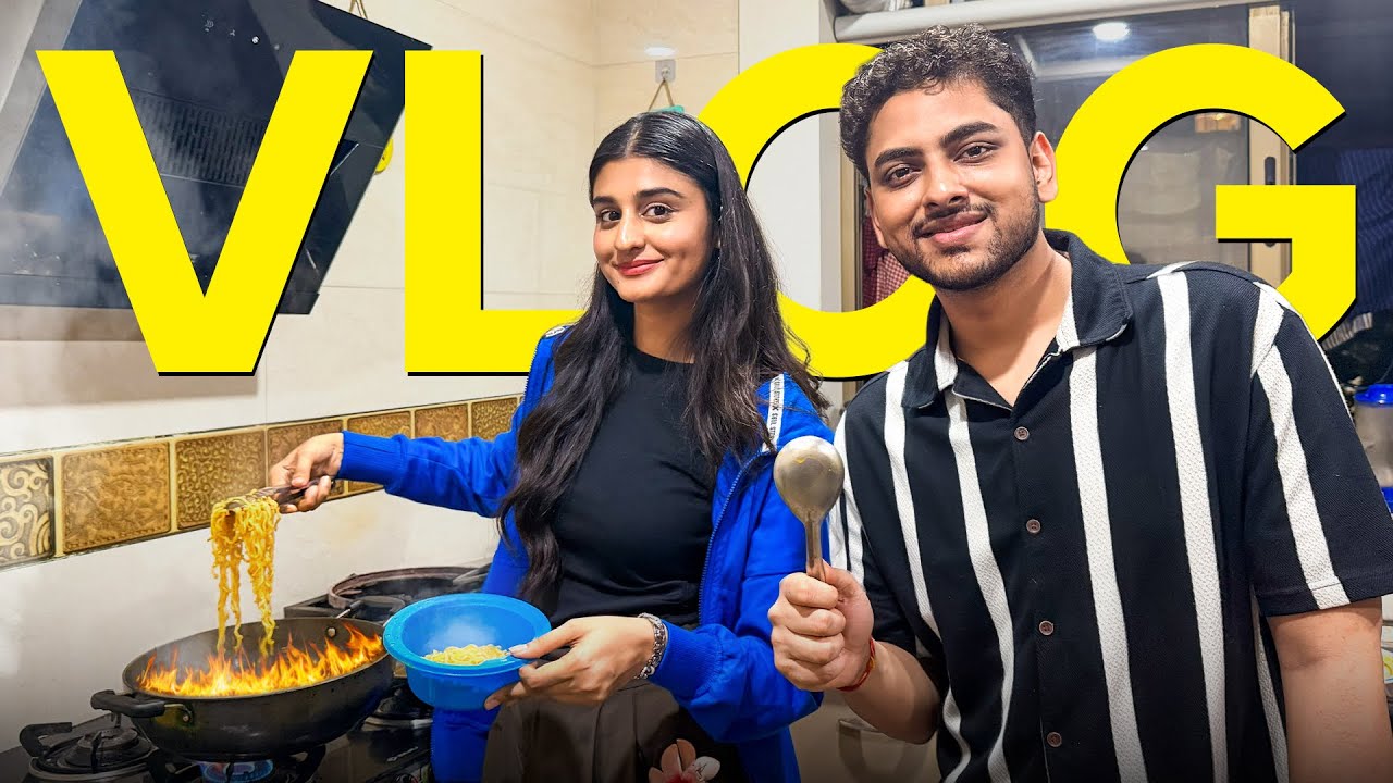Late Night Cooking with Payal and Aman | Vlog 64 #s8ul