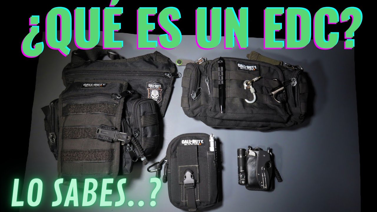&iquest;Qu&eacute; es un EDC?...Lo Sabes?  Yo no lo sabia!!!  (Less is more) Everyday Carry - EDC Urbano
