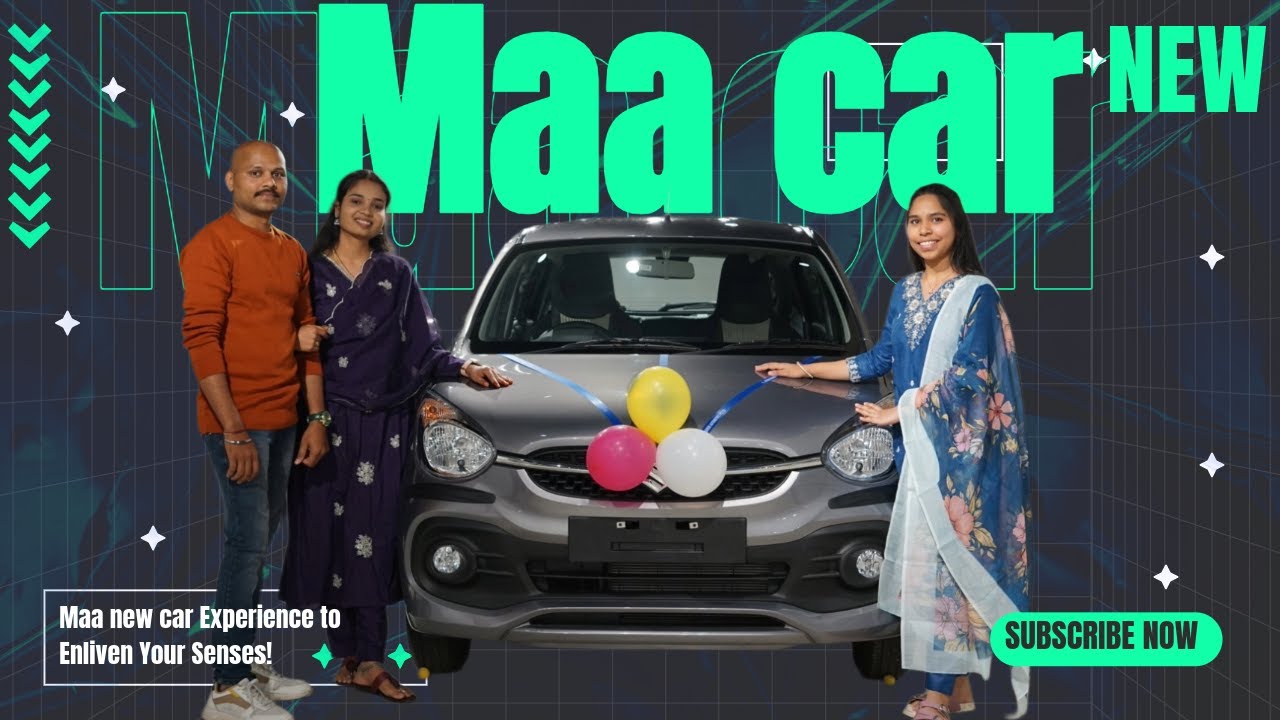 MAA 1st CAR “Family Moment ❤️ Buying Our First Car !” #meeammanni #car #dream #middleclassfamily