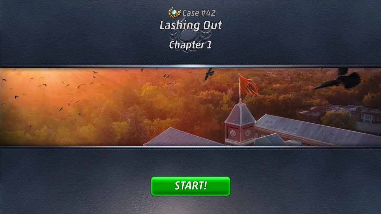 Criminal Case: The Conspiracy Case #42 - Lashing Out | Chapter 1