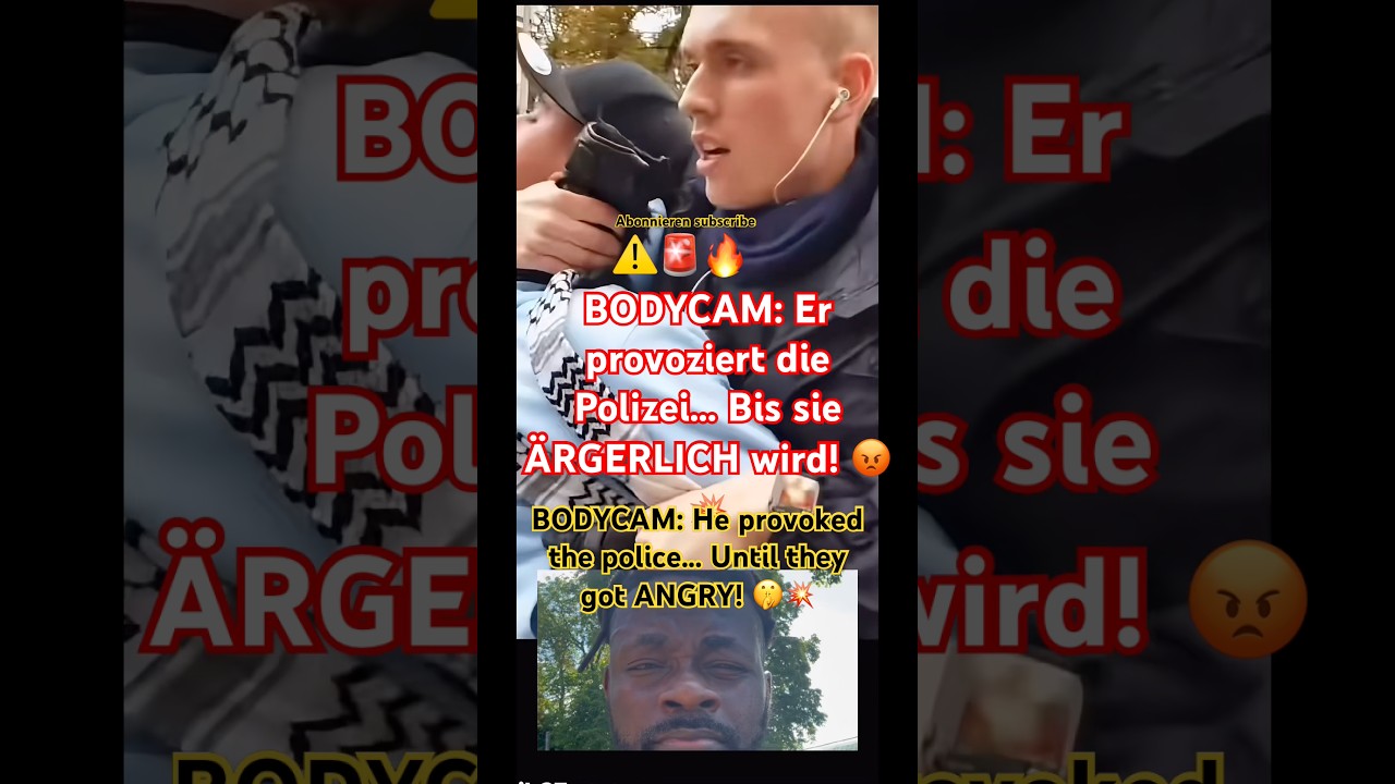 BODYCAM: Polizei erwischt ihn eiskalt! 🤫 Blaulicht Eskalation!