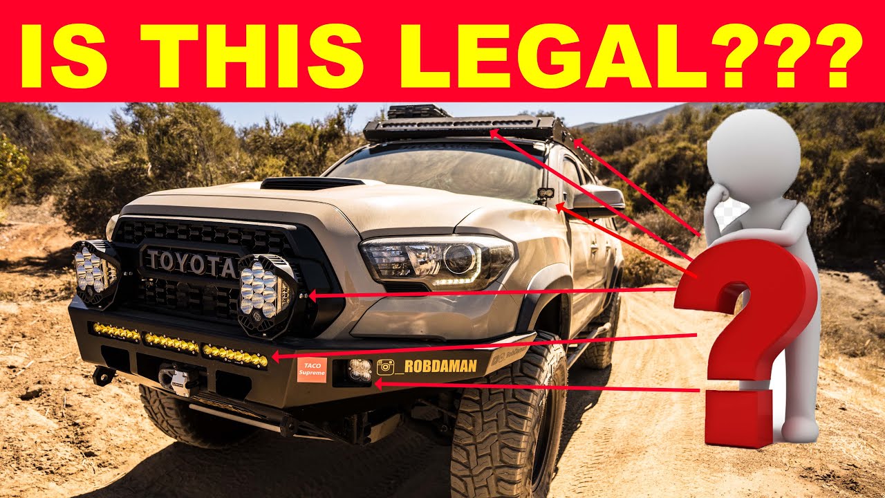 Are My Lights ILLEGAL? what do you think on Baja Designs LEDs?