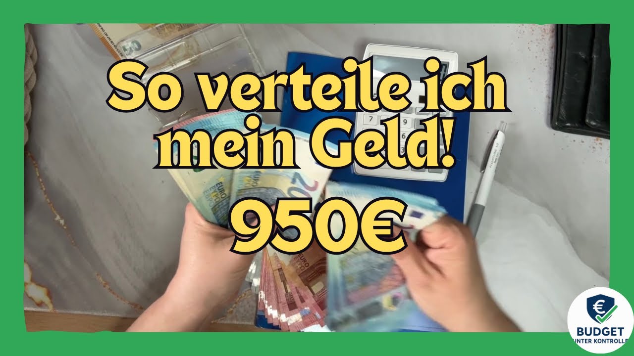 💶 Das mache ich mit meinen 950€ (Cash) jeden Monat - Cashstuffing März mit der Umschlagmethode 