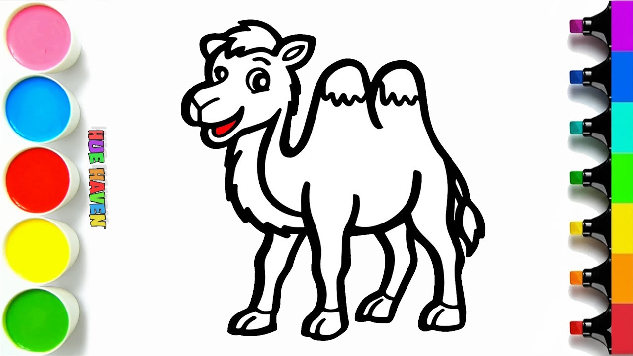 🐪How To Draw a Cute Camel | Step by Step Tutorial #446