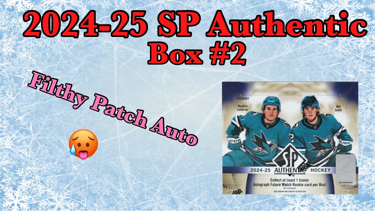 What a patch!!🥵 2024-25 SP Authentic Box # 2!