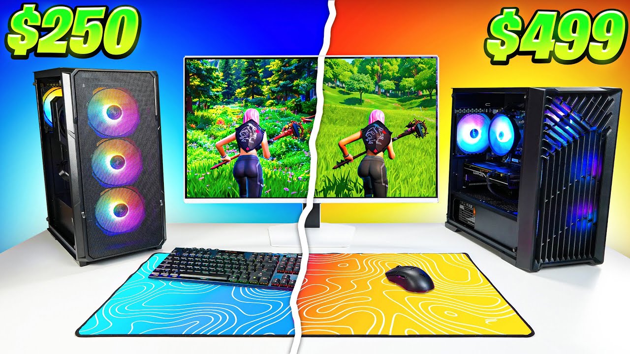 $250 Custom Gaming PC vs $500 Prebuilt Gaming PC!