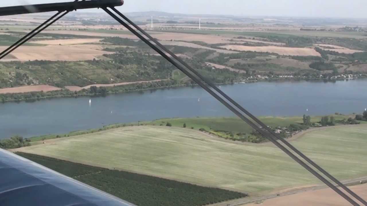 Flug mit der Antonow2 über das Mansfelder Land...( Wolferode, Lutherstadt Eisleben, Süßer See)
