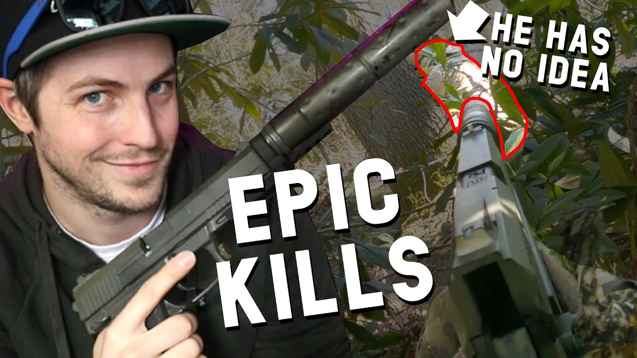 Taking players out METERS AWAY with silenced pistol - EPIC airsoft gameplay at Phoenix Airsoft