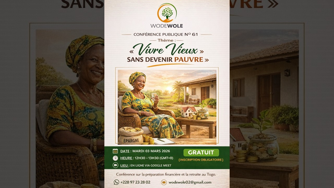 WODEWOLE du 03 03 2026   Vivre vieux sans devenir pauvre