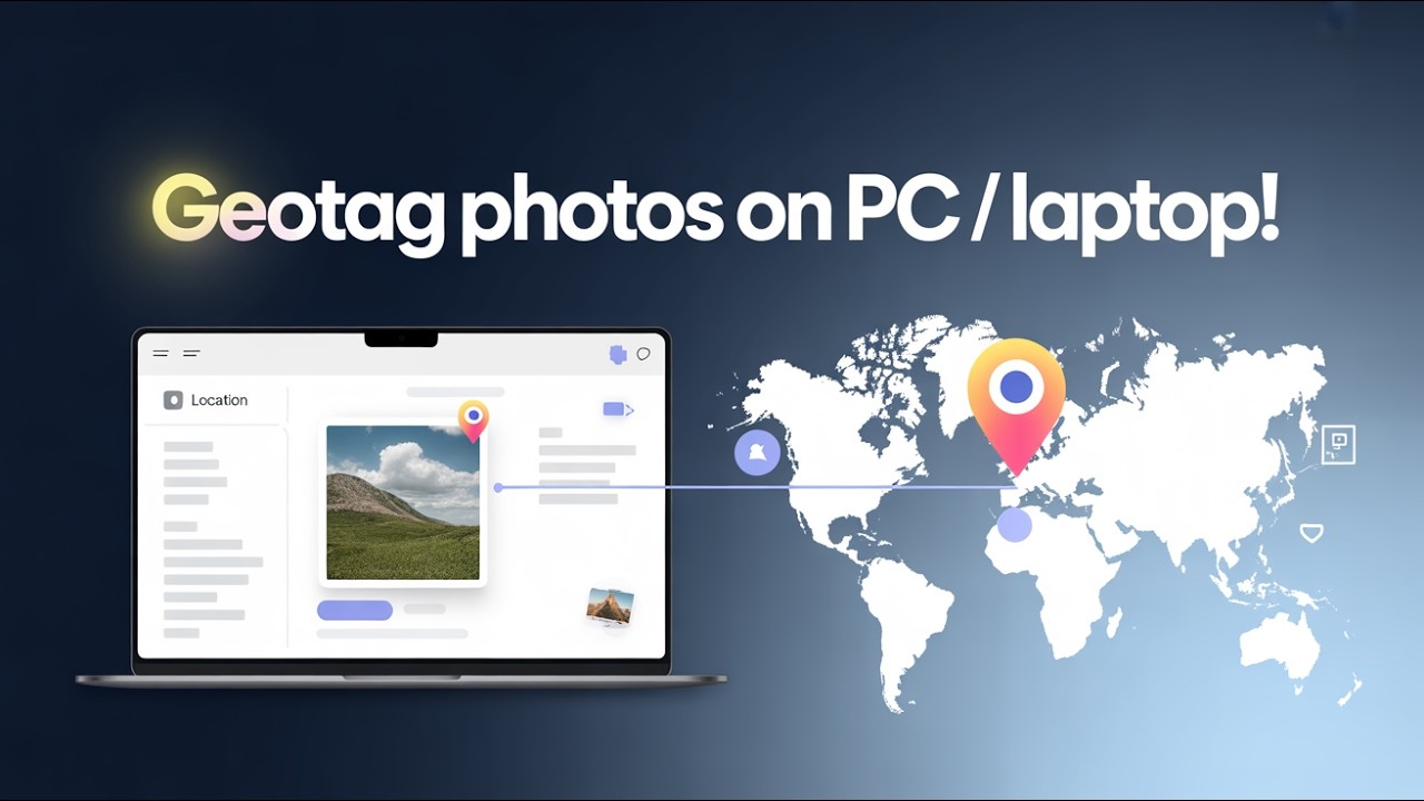 Как добавить геотеги к фотографиям на ноутбуке/компьютере