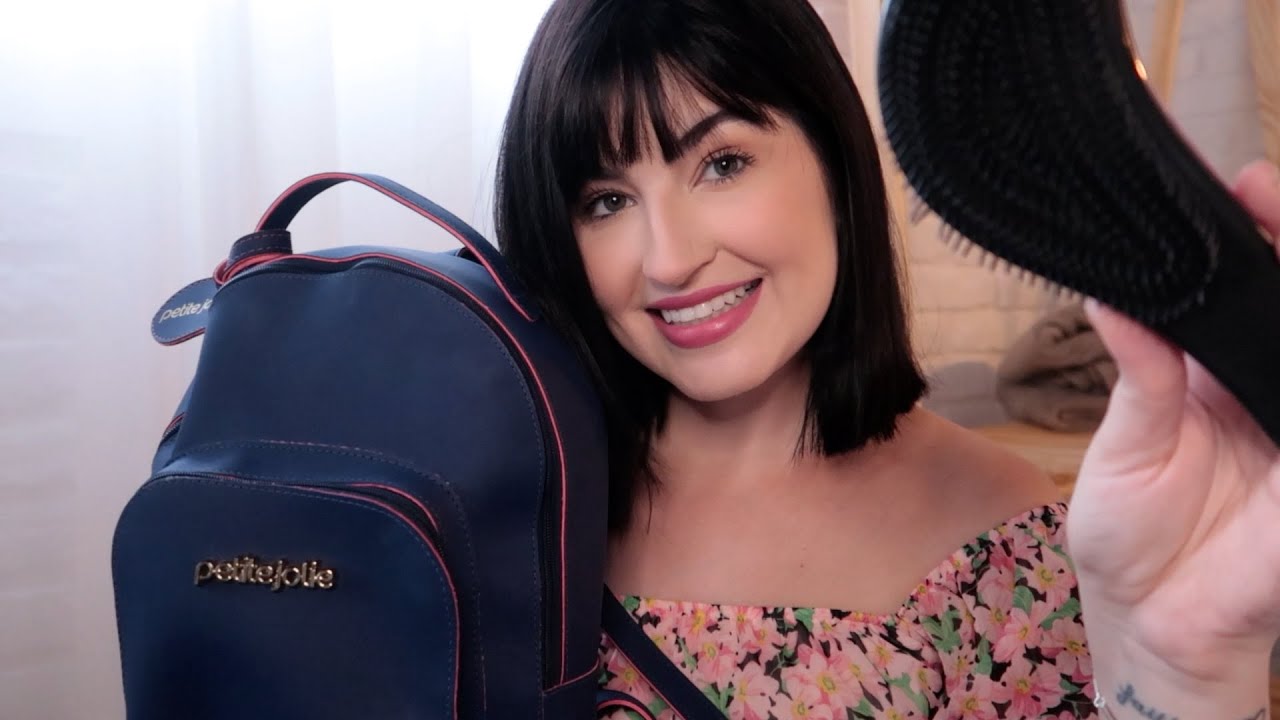 ASMR - ARRUMANDO VOCÊ PARA ESCOLA!
