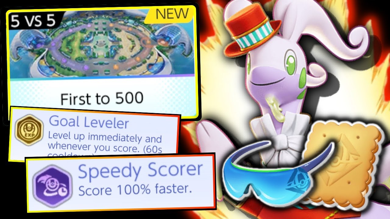 FIRST TO 500 TURNS GOODRA INTO A TROLL MACHINE! | Pokemon Unite