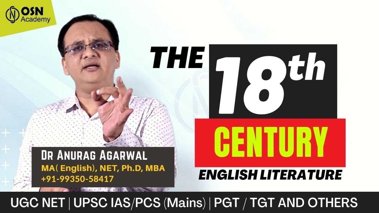 UGC NET English Literature | The 18th Century