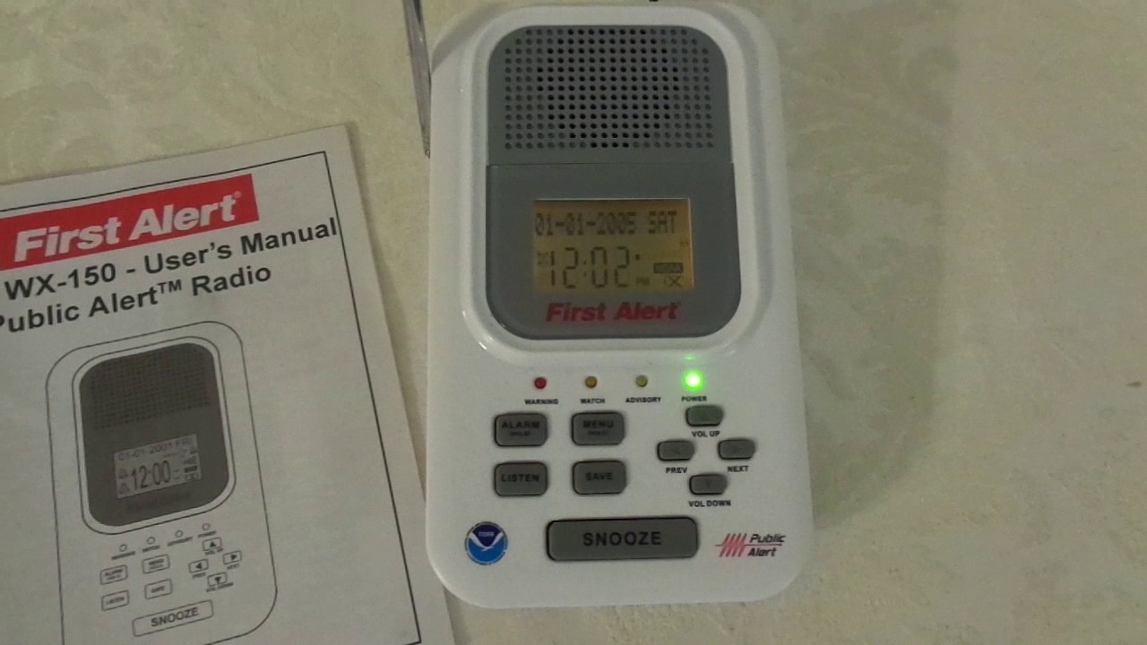 First Alert WX-150 Public Alert Radio