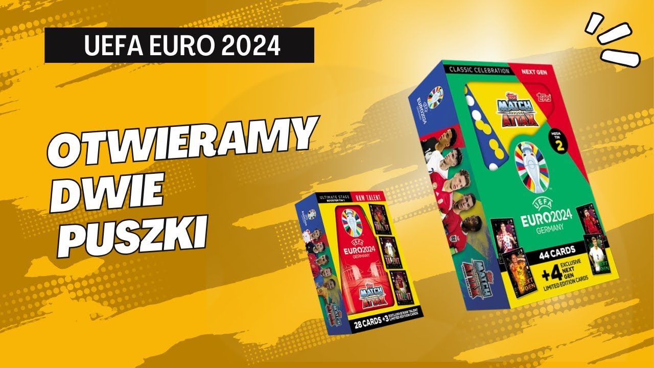 Uefa Euro 2024 Topps - sprawdzamy dwie puszki - karty piłkarskie