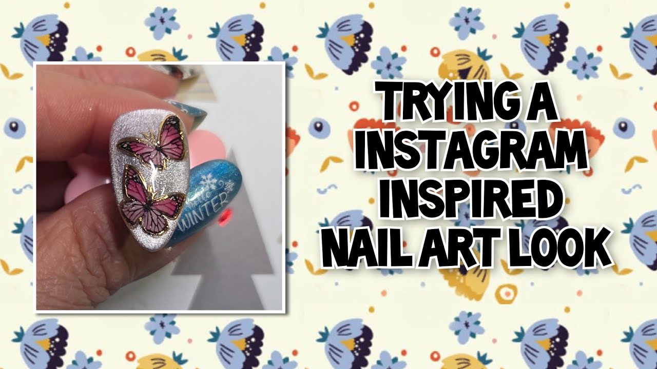 Пробую дизайн ногтей в стиле Instagram / Фольга и хром