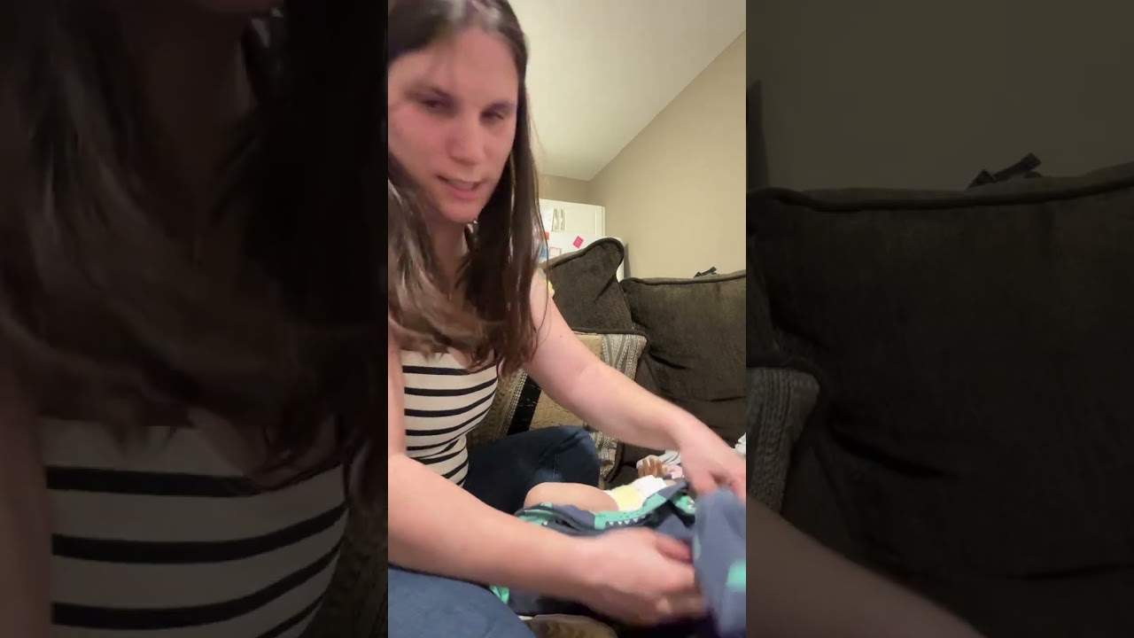 Changing video with little Mr Oliver