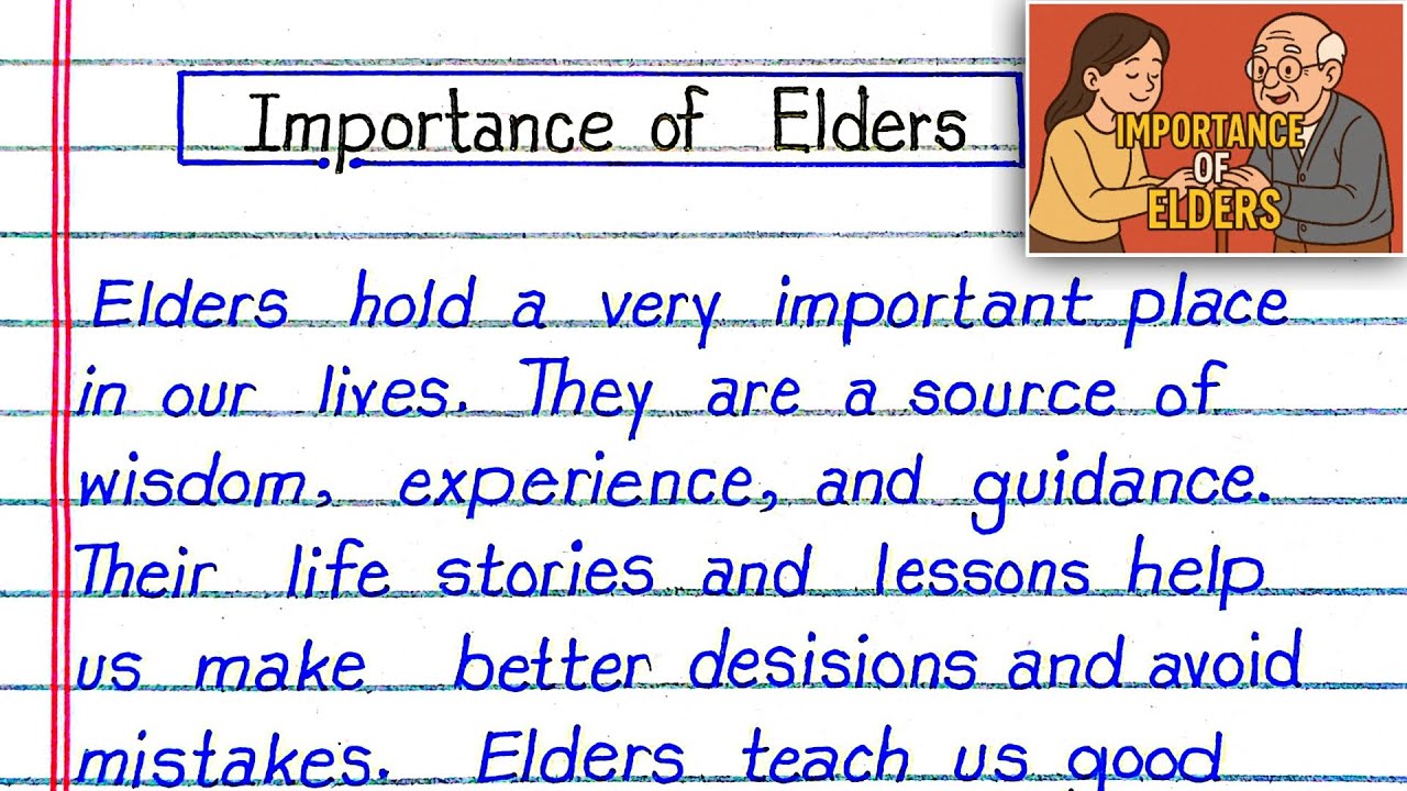 Essay on Importance of Elders | Essay on Elders