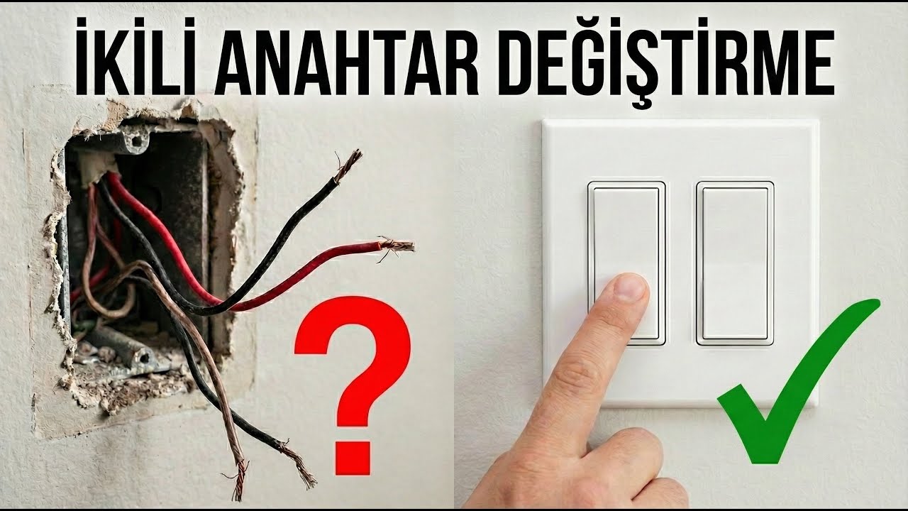 İKİLİ ANAHTAR NASIL TAKILIR? (ÇOK BASİT)