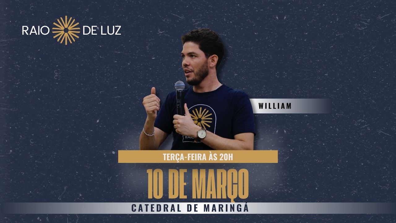 AO VIVO Raio de Luz | Willian David | Hoje o Céu Se Abre | 10/03/2026 | 20h