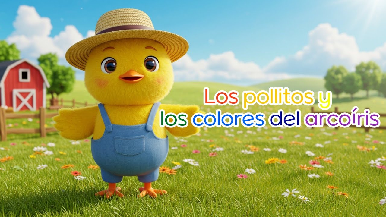 Los pollitos y los colores del arcoíris | 스페인어 동요  | Kids Song