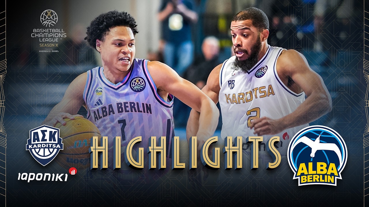 Karditsa Iaponiki v ALBA BERLIN | Round of 16 | Highlights | #BasketballCL 2025-26