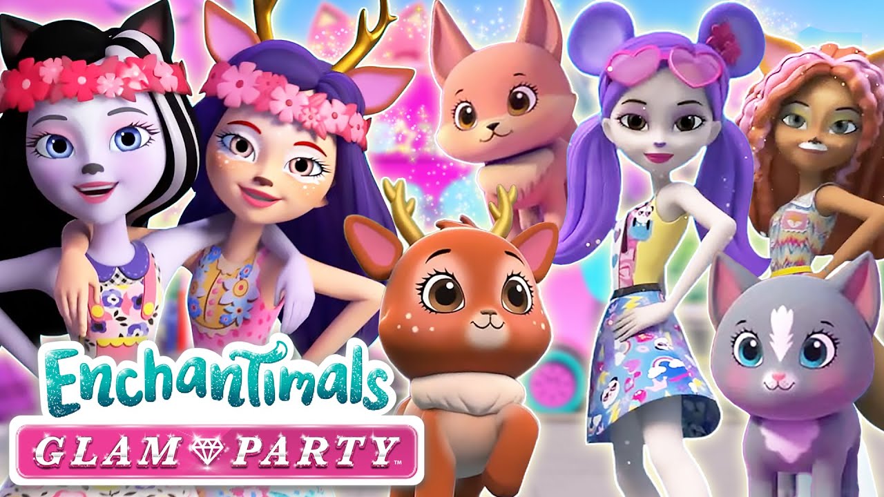 Enchantimals Πάρτι Λάμψης | Επεισόδιο 1-3 | Πλήρες Επεισόδιο | Enchantimals Ελληνικά