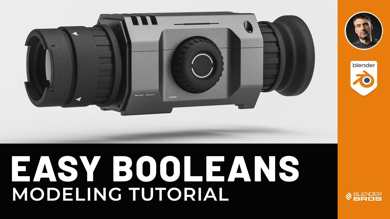 Blender Hard Surface Modeling &mdash; Full Scope Tutorial with Hard Ops and Boxcutter