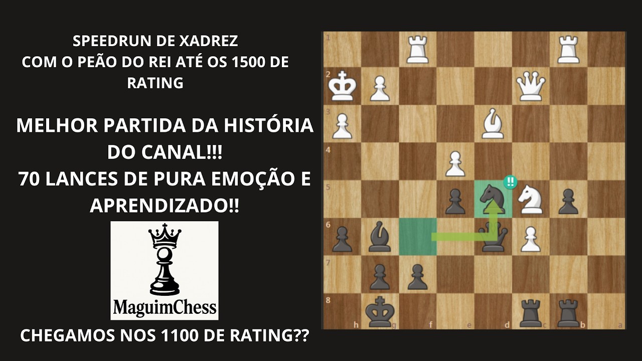 SPEEDRUN COM O PEÃO DO REI: Essa você não pode deixar de assistir, prepare o coração!! Partida nº 32