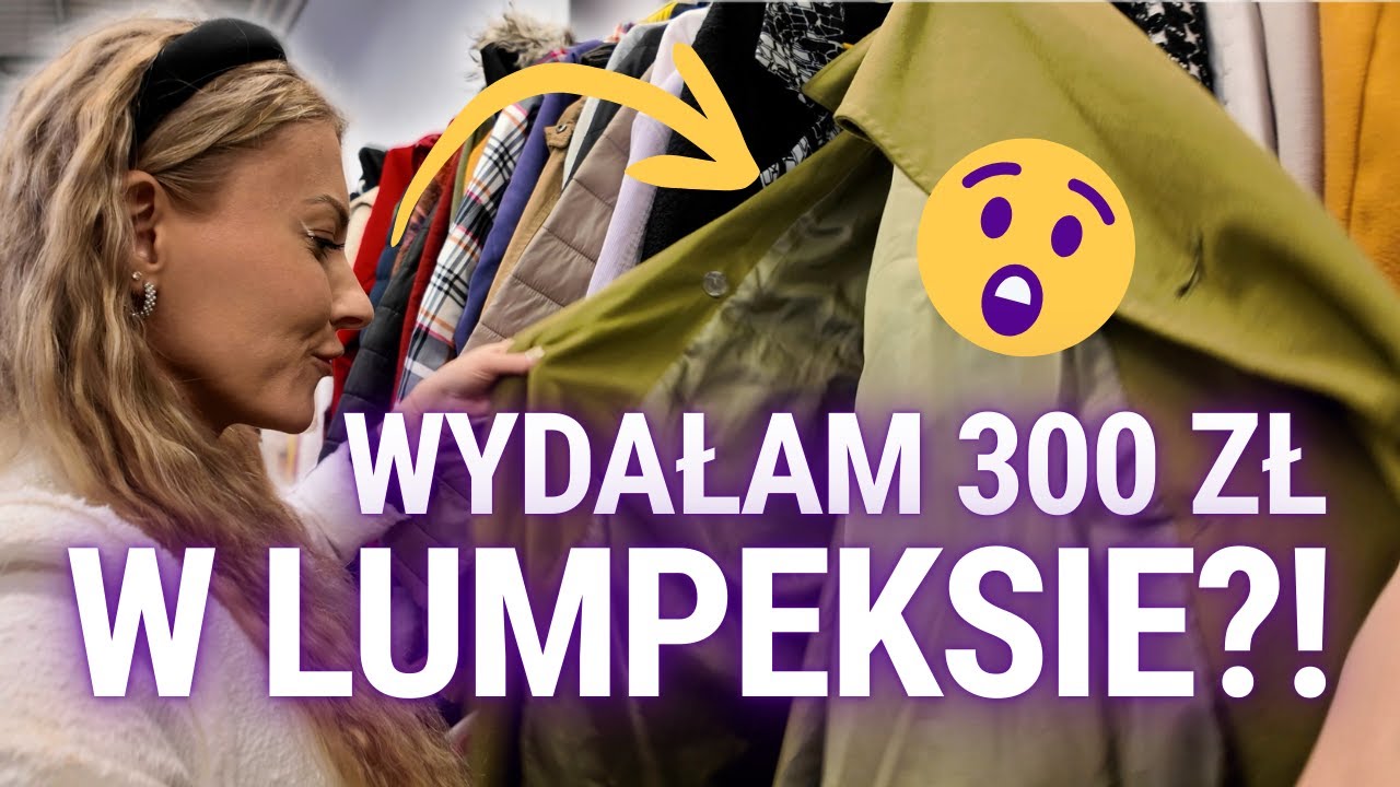 WIDZKI WYBRAŁY MI NAJCIĘŻSZY PŁASZCZ W LUMPEKSIE?! 🤯 Kupuję same najdroższe rzeczy w KiS?! 😱