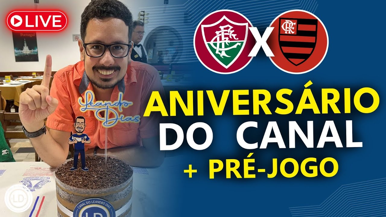🎂UM ANO DO CANAL E PRÉ-JOGO DE FLUMINENSE X FLAMENGO!