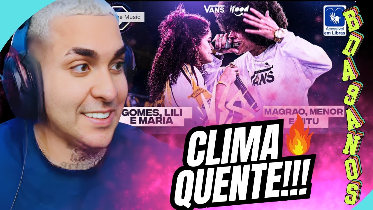 KANT REAGE A (LEI DO EX?) GOMES, LILI E MARIA X MAGRÃO, MENOR E VITU