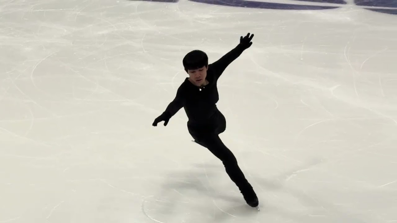 2026 Junior Worlds Habin Choi KOR free program practice Tallinn, EST 06/03/2026