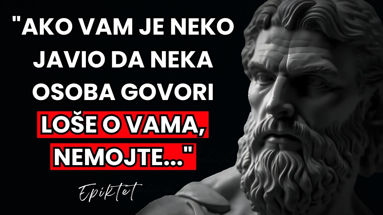Epiktet - Citati koji mijenjaju život | Stoicizam