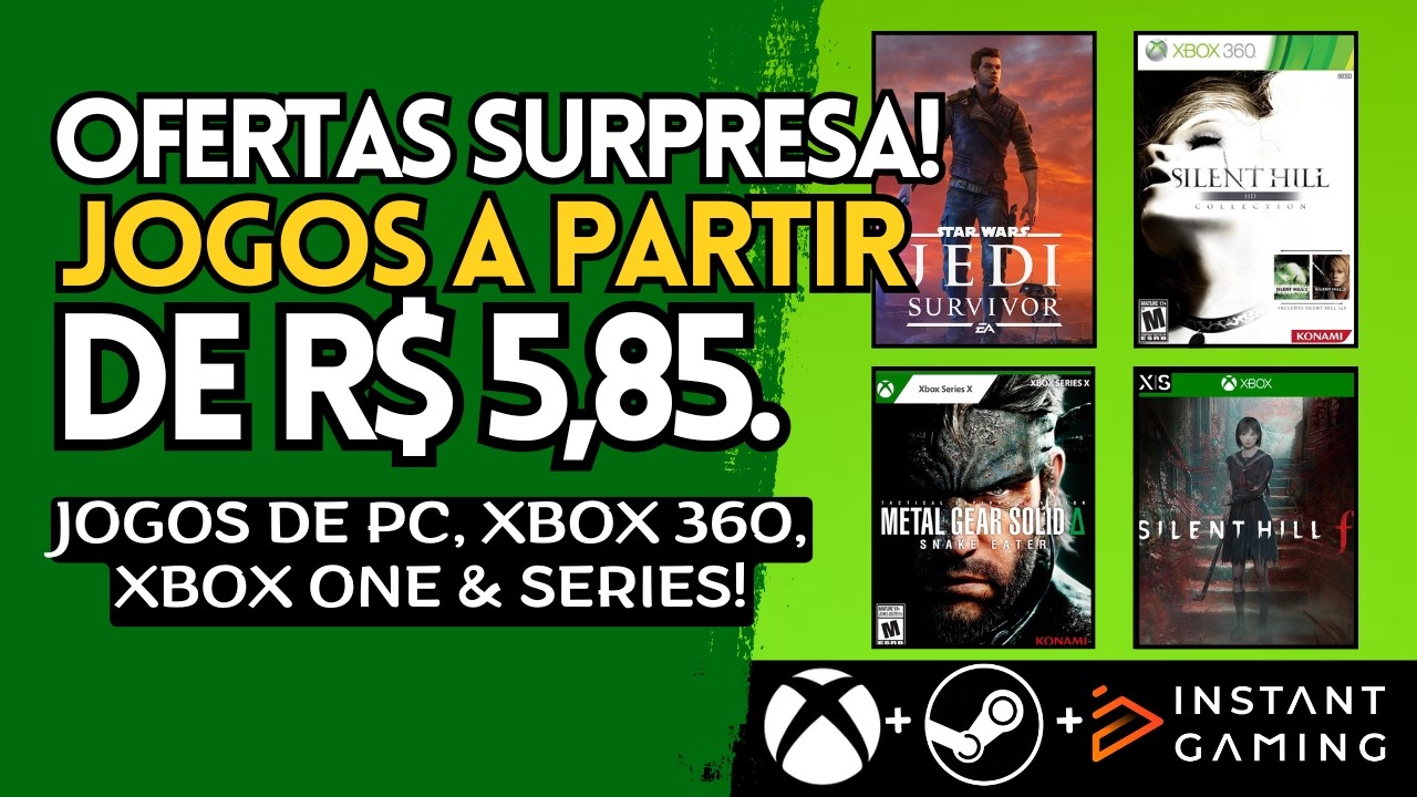 ALERTA!!! Nova PROMOÇÃO Chegou de SURPRESA no XBOX e PC!