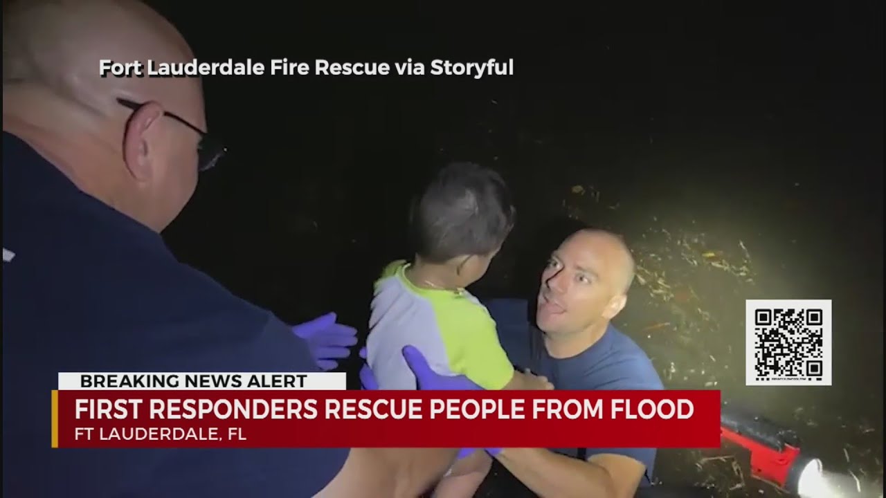 Rescues from historic flooding in Fort Lauderdale