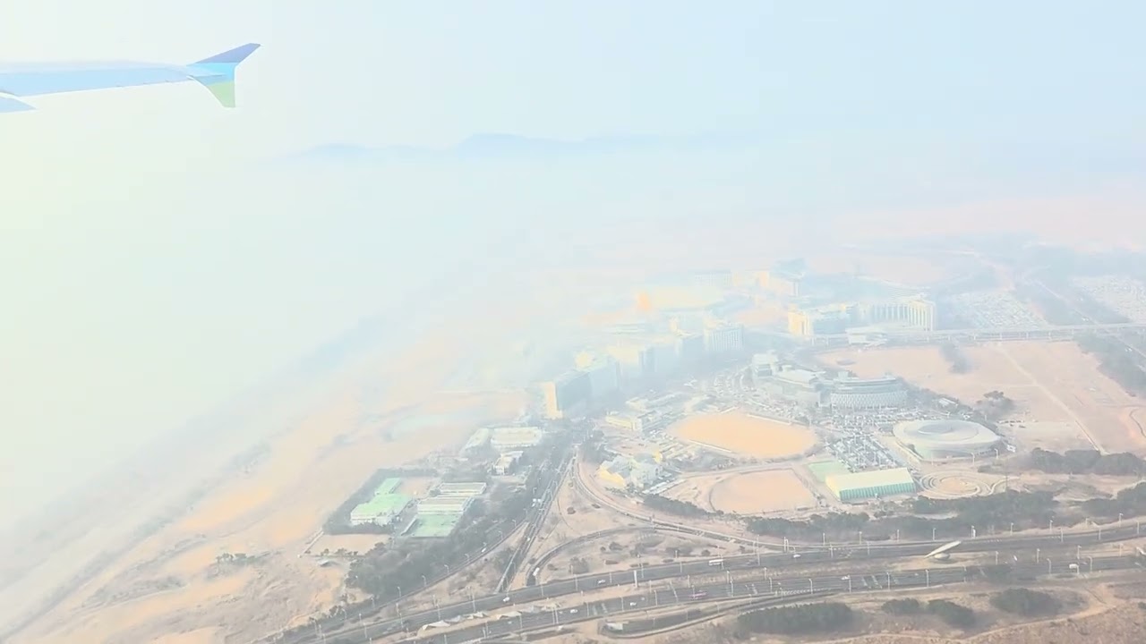 에어부산 오사카행 인천국제공항 이륙