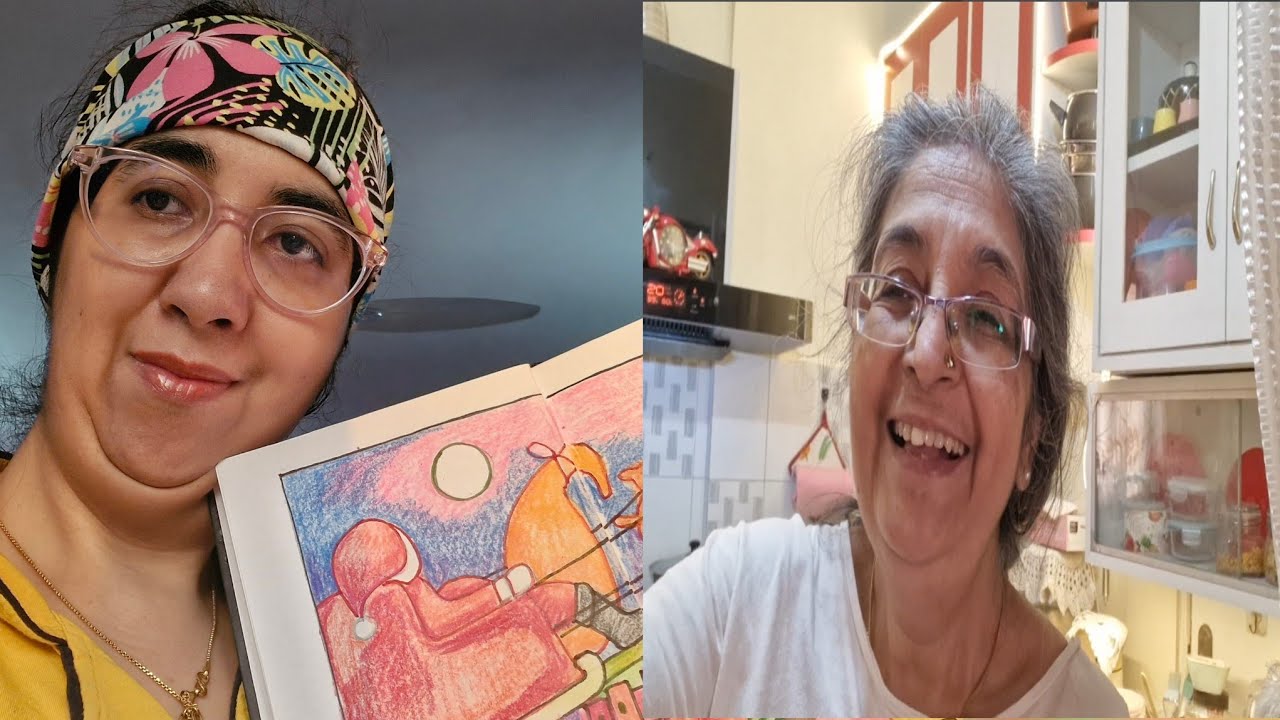2 Days Productive Vlog | Morning Workout, Painting, Cooking & Cleaning Vlog |
