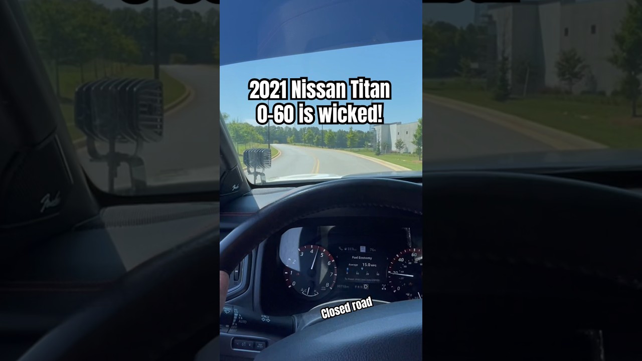 2021 Nissan Titan 0-60 pull