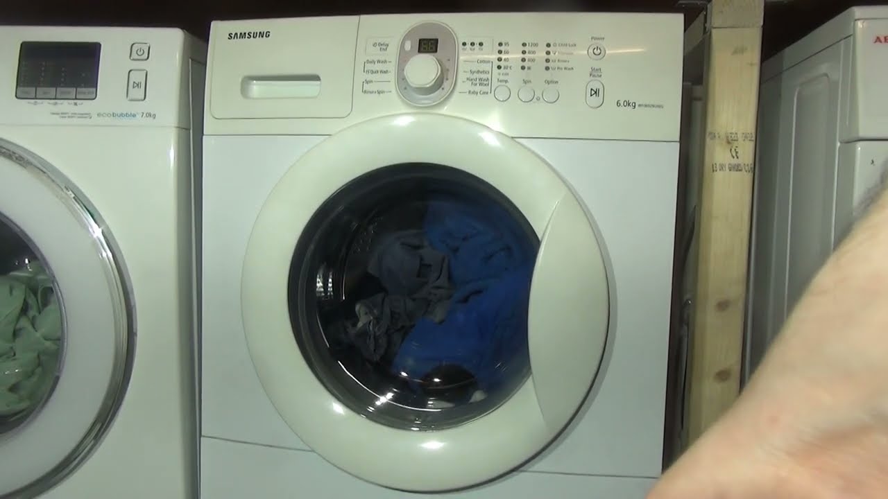 Review of this early made Samsung WF0602 washing machine