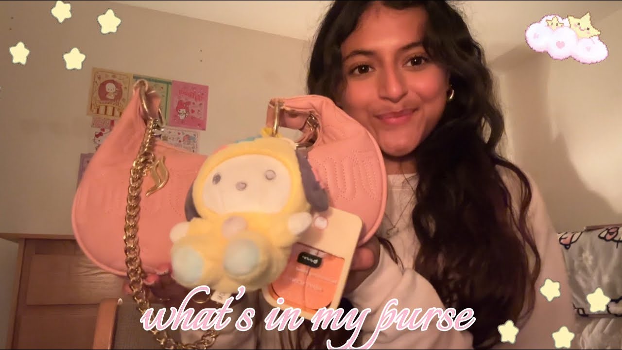 asmr what’s in my purse (first asmr video!)