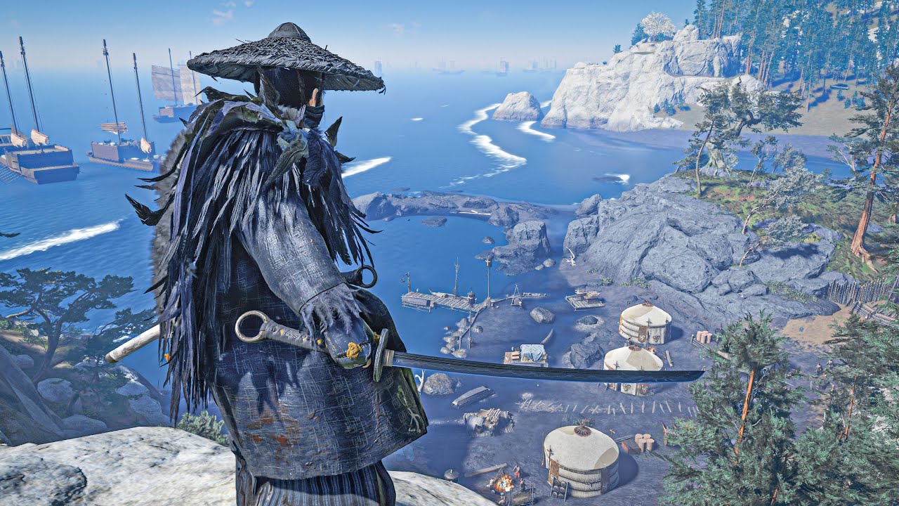 Ghost of Tsushima Brutal Samurai Stealth Kills (Outpost, Hostage Rescue) No HUD