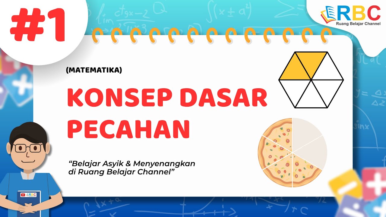 Apa Itu Pecahan? - Belajar Konsep dasar Pecahan | Ruang Belajar Channel