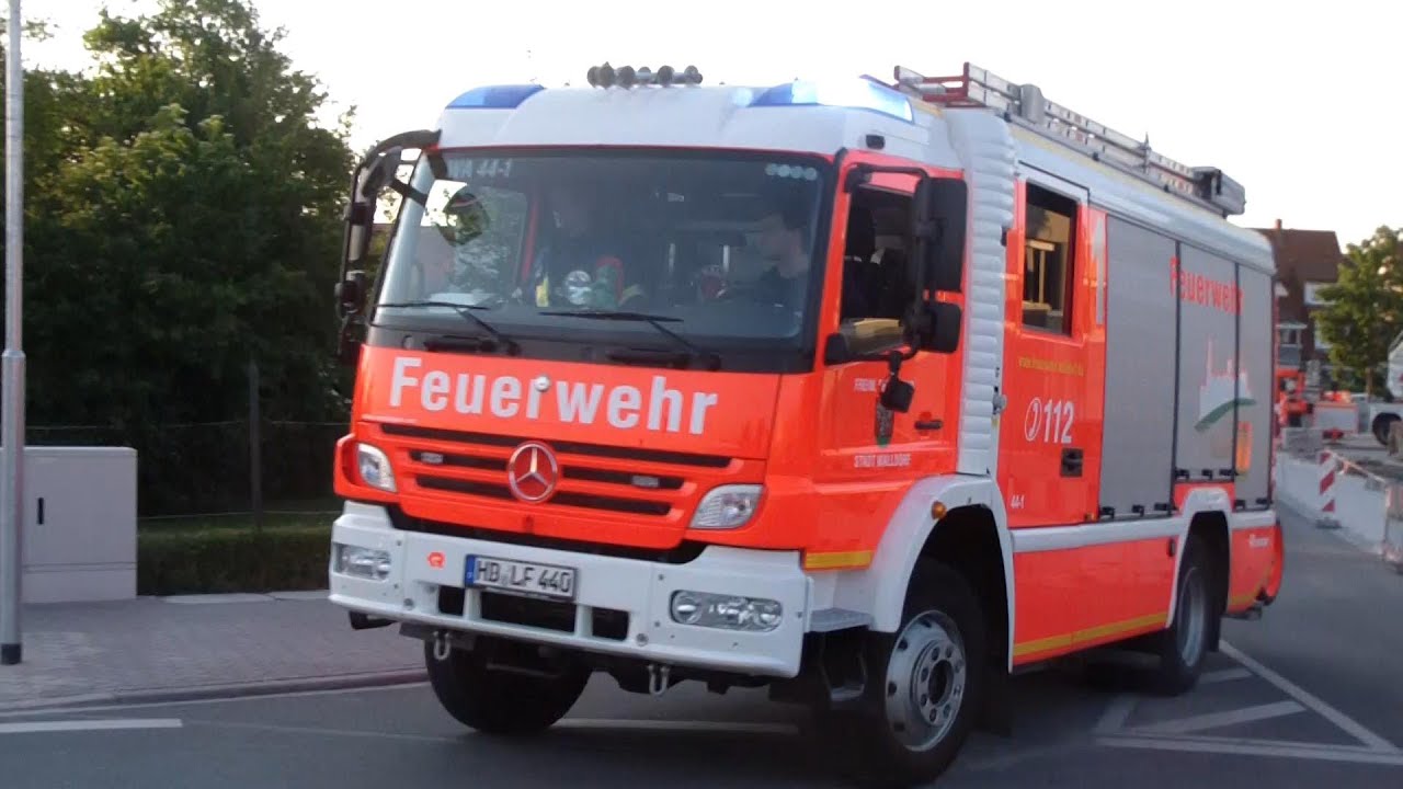 LF20/24 + GW-Mess/ELW + LF20/20 + KdoW + RW2 + MTW-1 mit VSA FF Walldorf ( + DME)