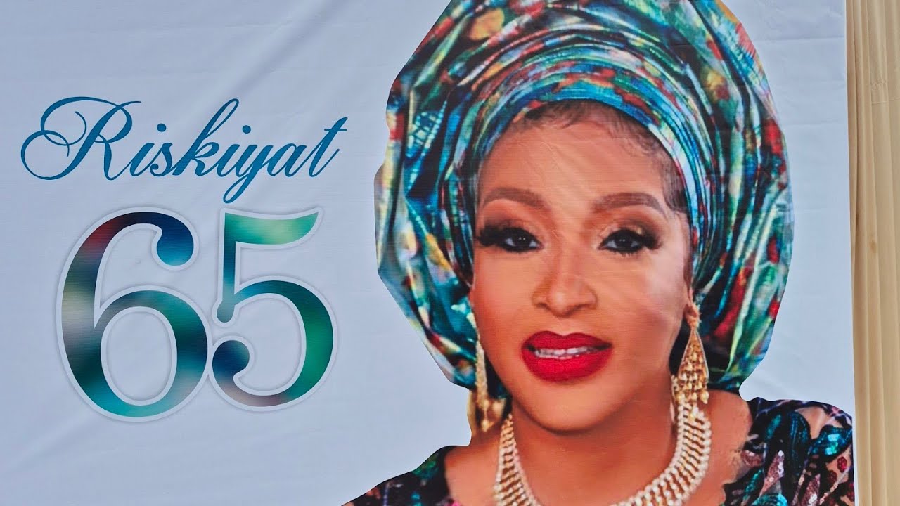 🔥 Riskiyat @ 65 | Diamond Birthday Bash That Shut Down Lagos! 🔥